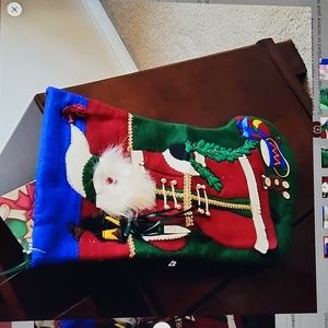 Nutcracker Christmas stocking